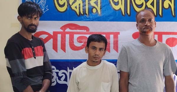পটিয়ায় যুবদল নেতা মোকাম্মেলসহ গ্রেপ্তার ৩