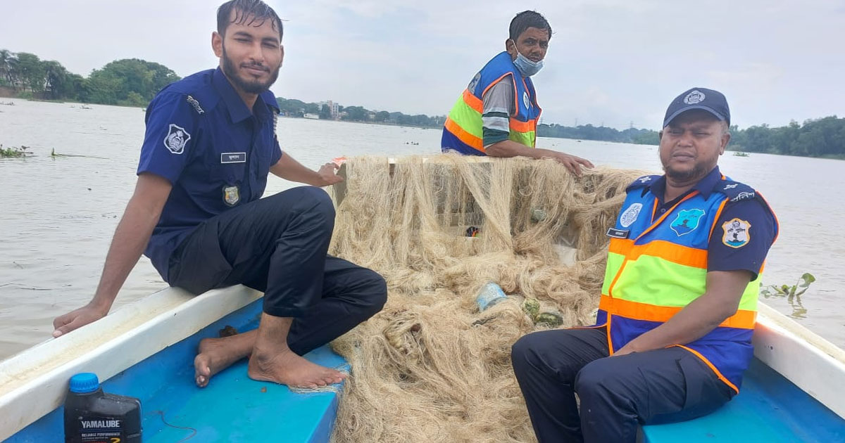 হালদা থেকে ১৫ হাজার মিটার কারেন্ট জাল উদ্ধার