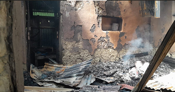 চন্দনাইশে নাশকতার আগুনে ছাই গোডাউনসহ দোকান ও বসতঘর