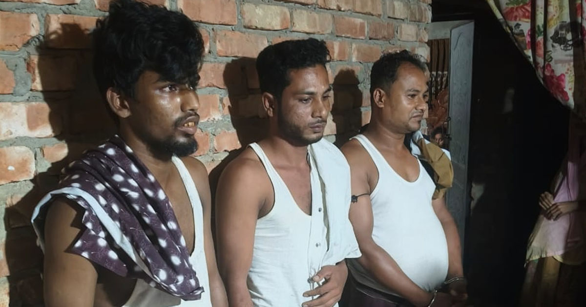 বিদেশে পাঠানোর প্রলোভনে অপহরণ, টেকনাফে গ্রেপ্তার ৩