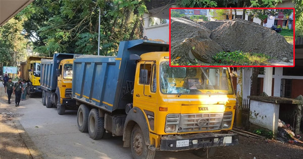 মিরসরাই অর্থনৈতিক অঞ্চলে অভিযান: বালুভর্তি ৭টি ট্রাক জব্দ
