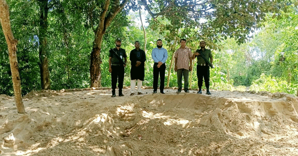 ফটিকছড়িতে অবৈধ বালু মহালে অভিযান, ৭ হাজার ঘনফুট বালু জব্দ