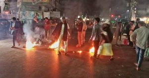 হাদির মৃত্যুর খবরে ফটিকছড়িতে বৈষম্যবিরোধী ছাত্র আন্দোলনের বিক্ষোভ