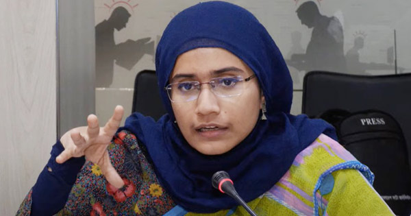 জামায়াত নির্ভরযোগ্য মিত্র না: সামান্তা শারমিন