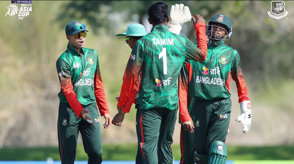 অনূর্ধ্ব-১৯ এশিয়া কাপ : সেমিফাইনালে দেখা হচ্ছে বাংলাদেশ-শ্রীলঙ্কা