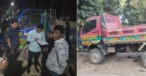 মহেশখালীতে অবৈধভাবে বালু পরিবহনের দায়ে ডাম্পার জব্দ, লাখ টাকা জরিমানা