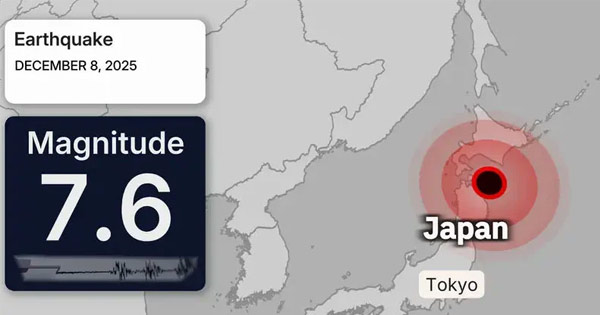 জাপানে ৭.৬ মাত্রার শক্তিশালী ভূমিকম্প, সুনামি সতর্কতা জারি