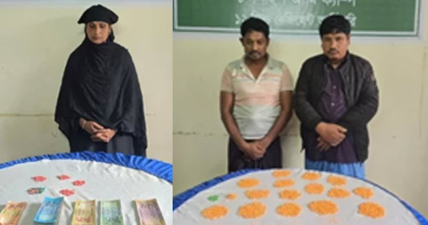 চন্দনাইশে সেনাবাহিনীর হাতে ইয়াবাসহ আটক ৩