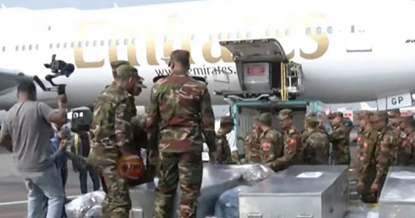 সুদানে নিহত ৬ বাংলাদেশি শান্তিরক্ষীর মরদেহ দেশে পৌঁছেছে