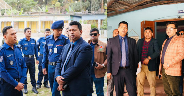 নির্বাচন প্রস্তুতি: ছুটির দিনেও ভোটকেন্দ্র পরিদর্শন জেলা প্রশাসকের
