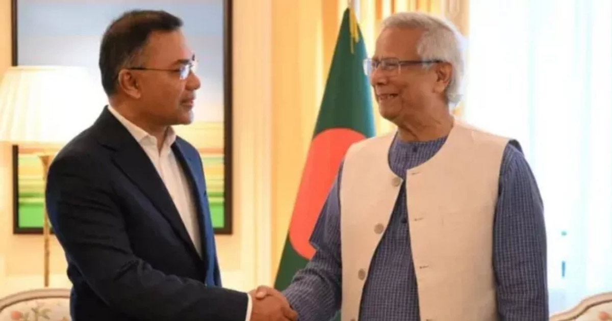 বিকেলে প্রধান উপদেষ্টার সঙ্গে বৈঠক তারেক রহমানের