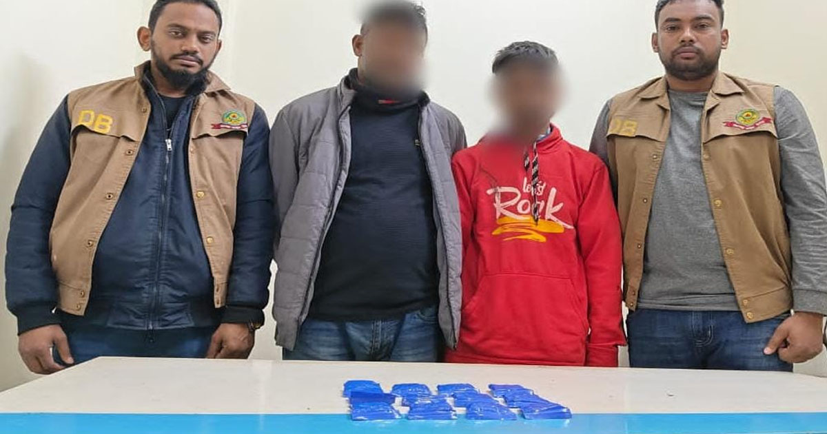 কর্ণফুলীতে ২৪০০ ইয়াবাসহ গ্রেপ্তার ২