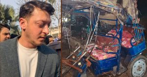 রোহিঙ্গা ক্যাম্প থেকে ফেরার পথে বিশ্বকাপজয়ী ফুটবলার ওজিলের গাড়িবহর দুর্ঘটনার কবলে