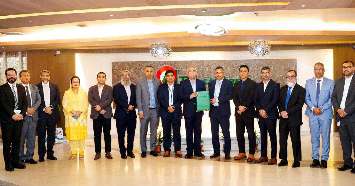 ডিজিটাল রূপান্তরে যৌথভাবে কাজ করবে ট্রাস্ট ব্যাংক ও গ্রামীণফোন