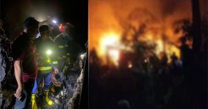 পূজার মোমবাতি থেকে আগুন, ভস্মীভূত ৩ বসতঘর