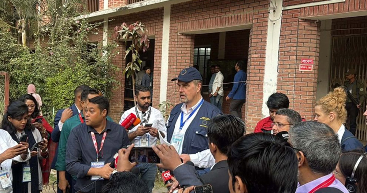 বাংলাদেশে গণতন্ত্রের বড় দিন আজ: ইইউ পর্যবেক্ষক দল প্রধান
