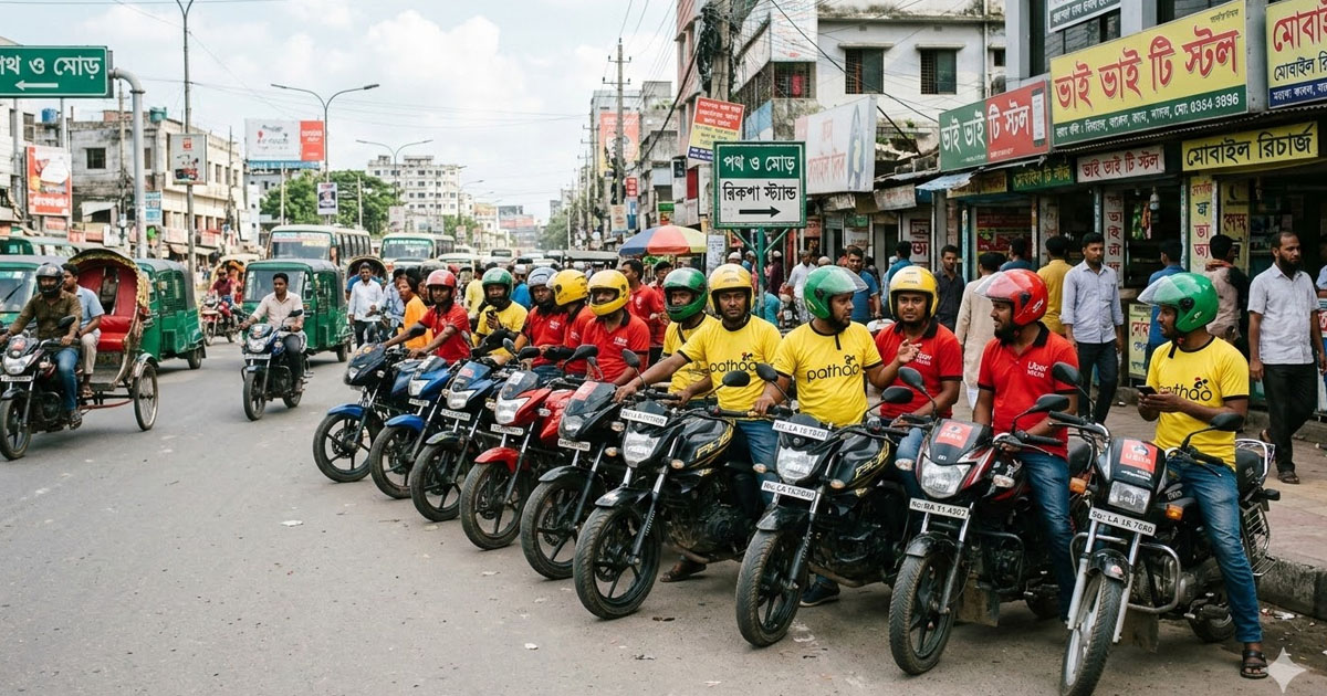 দিনে ৫ লিটার তেল নিতে পারবে রাইড শেয়ারের মোটরসাইকেল