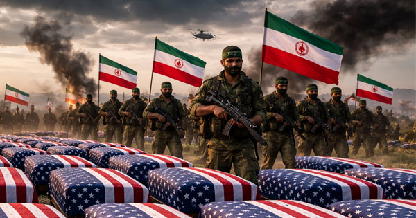 ইরানের মাটিতে মার্কিন সেনারা প্রবেশ করলে ফিরে যাবে 'কফিনে'