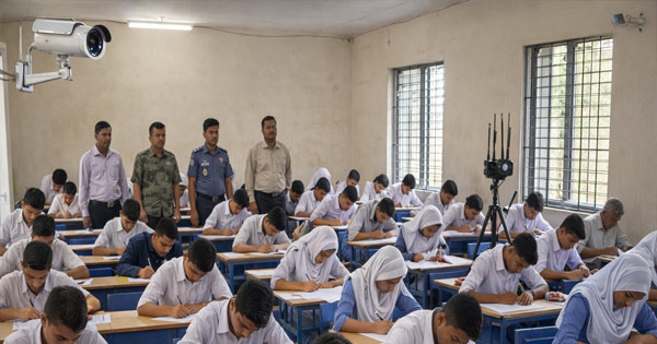 এসএসসি পরীক্ষায় নকল ঠেকাতে কেন্দ্রে সিসিটিভি ও জ্যামার