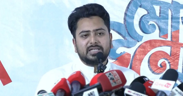 সংসদে আলোচনার পথ সংকুচিত করলে রাজপথে আন্দোলন: নাহিদ