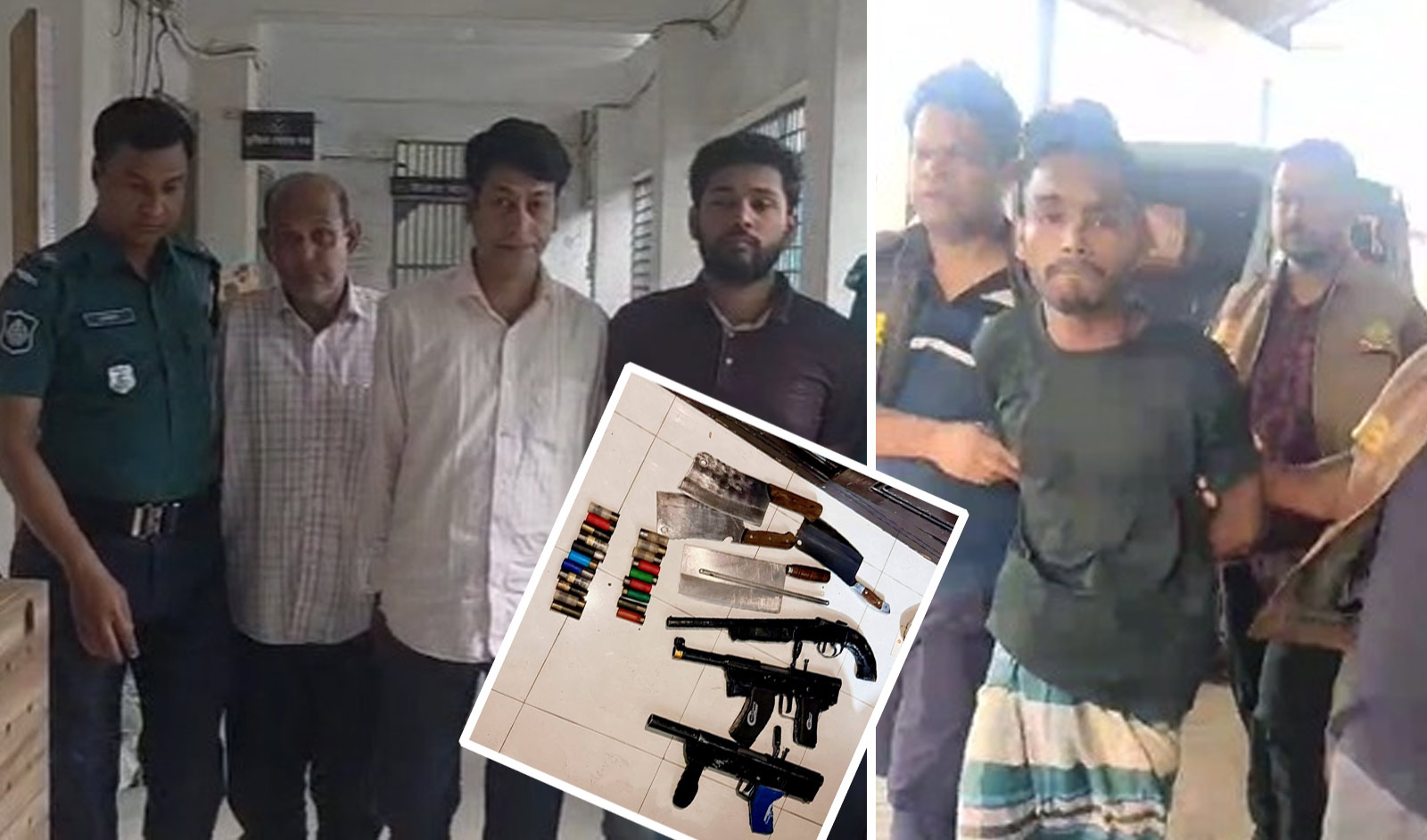 দৈনিক পূর্বকোণ - চট্টগ্রামের দৈনিক চট্টগ্রামে পিস্তল-গুলিসহ গ্রেপ্তার ৪, তিনজন অস্ত্র ব্যবসায়ী