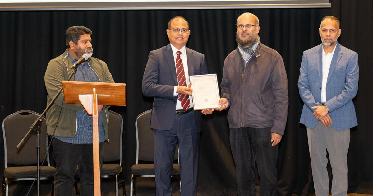 দৈনিক পূর্বকোণ - চট্টগ্রামের দৈনিক অস্ট্রেলিয়ায় বাংলাদেশ হাইকমিশনারের সম্মানে অভ্যর্থনা অনুষ্ঠান