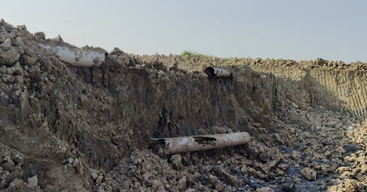 দৈনিক পূর্বকোণ - চট্টগ্রামের দৈনিক বিএডিসির পাইপ বিচ্ছিন্ন, হুমকির মুখে কৃষি ও পরিবেশ