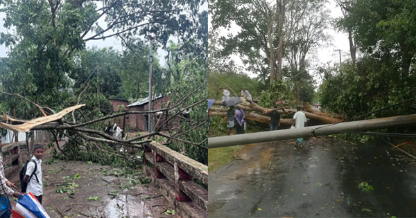 দৈনিক পূর্বকোণ - চট্টগ্রামের দৈনিক কালবৈশাখীর তাণ্ডব: রাঙ্গুনিয়ায় ৩ ঘণ্টা যান চলাচল বন্ধ