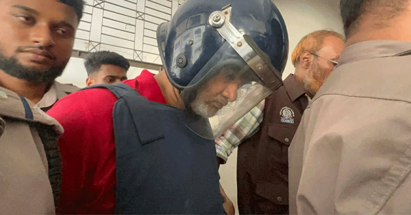 শহীদ ওসমান হাদি হত্যা: চট্টগ্রামের অস্ত্র বিক্রেতা মাজেদুল রিমান্ডে