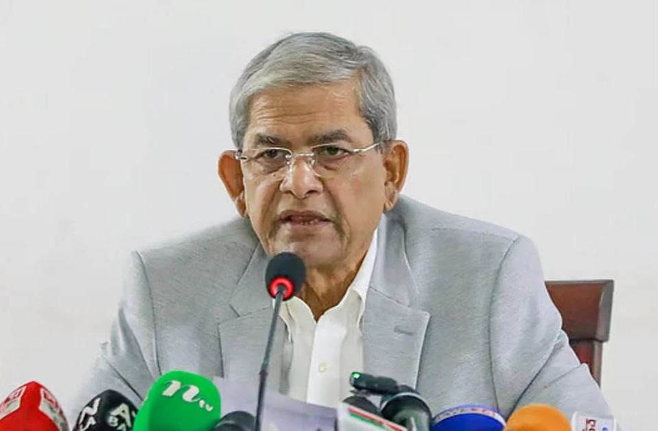 বাংলাদেশের বিরুদ্ধে উসকানিমূলক বক্তব্য দেবেন না : পশ্চিমবঙ্গ সরকারকে মির্জা ফখরুল