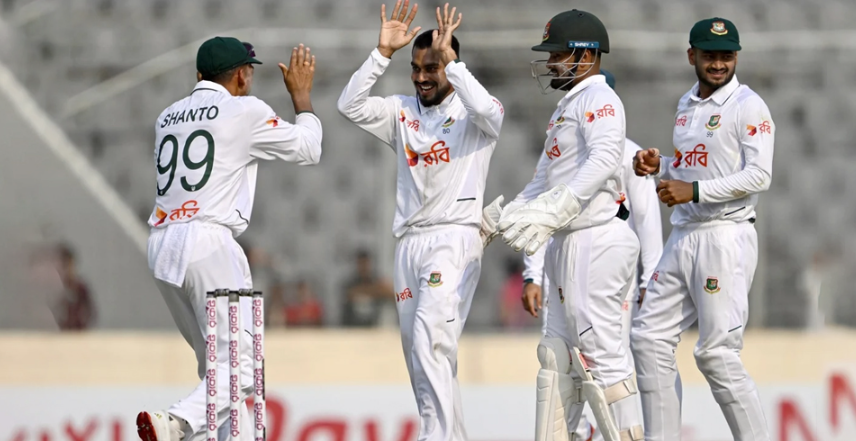 তৃতীয় দিনের খেলা শেষে ৩৪ রানের লিড বাংলাদেশের