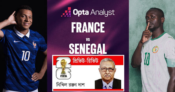 দৈনিক পূর্বকোণ - চট্টগ্রামের দৈনিক সবার দৃষ্টি ফ্রান্স সেনেগাল ম্যাচে