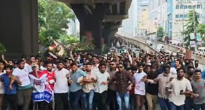 জিইসিতে নিষিদ্ধ ছাত্রলীগের মিছিল, ১৬ থানায় গ্রেপ্তার ৭০