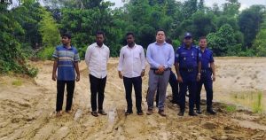 অবৈধভাবে বালু উত্তোলন, সরঞ্জামসহ জব্দ ২৩ হাজার ঘনফুট