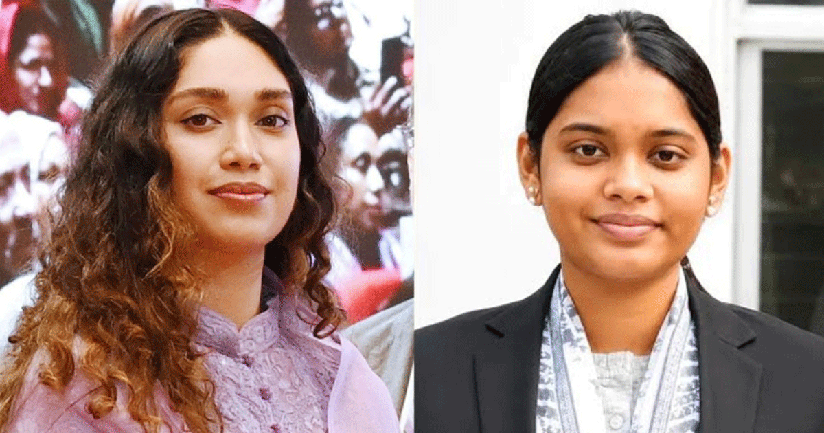 বার কাউন্সিল পরীক্ষায় উত্তীর্ণ জাইমা রহমান ও আদিবা রুহুল