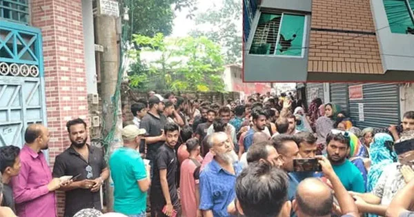 দৈনিক পূর্বকোণ - চট্টগ্রামের দৈনিক ‘মেয়ের কাণ্ডে’ জামায়াত এমপির বাড়ি ঘেরাও