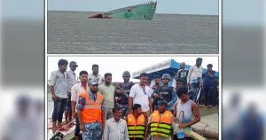 সন্দ্বীপের গুপ্তছড়া ঘাটে ডুবন্ত বাল্কহেড থেকে ৪ জনকে জীবিত উদ্ধার