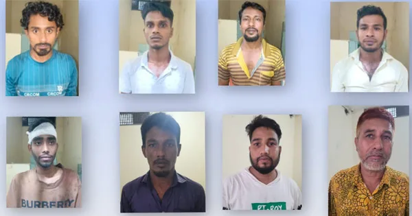 দৈনিক পূর্বকোণ - চট্টগ্রামের দৈনিক রাঙ্গুনিয়ায় বিভিন্ন মামলায় ৮ জন গ্রেপ্তার