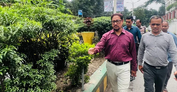 দৈনিক পূর্বকোণ - চট্টগ্রামের দৈনিক বিমানবন্দর থেকে মোহরার মিড আইল্যান্ড সাজবে সবুজে: চসিক মেয়র
