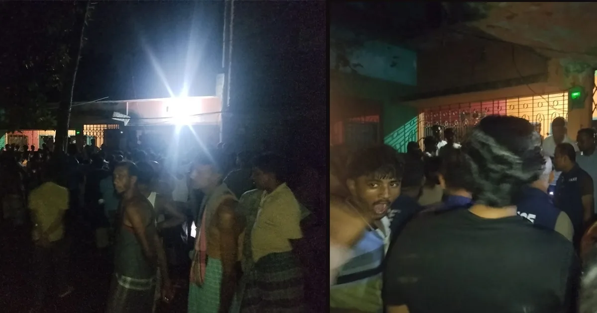 দৈনিক পূর্বকোণ - চট্টগ্রামের দৈনিক বোয়ালখালীতে উত্তেজিত জনতার বাড়ি ঘেরাও, আটক চাচা-ভাতিজির কারাদণ্ড