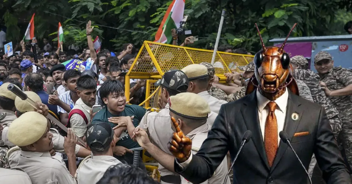 বিক্ষোভ চালিয়ে যাওয়ার ঘোষণা ককরোচ জনতা পার্টির
