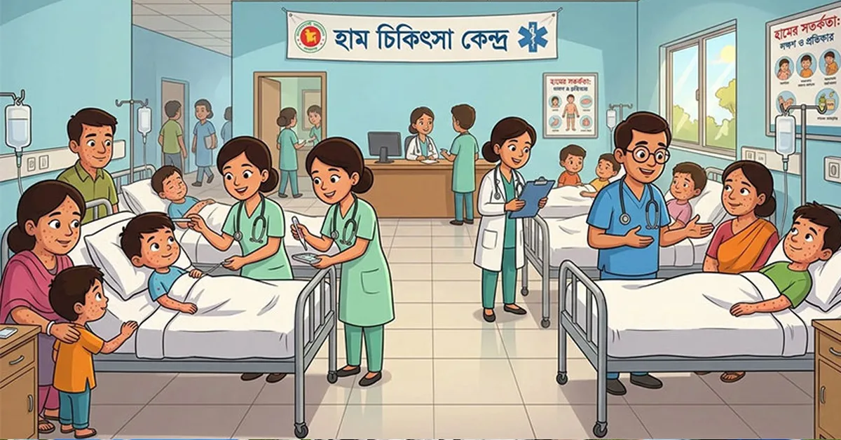 দৈনিক পূর্বকোণ - চট্টগ্রামের দৈনিক হাম উপসর্গে ৬ শিশুর মৃত্যু, মোট প্রাণহানি ৮০০ ছাড়াল