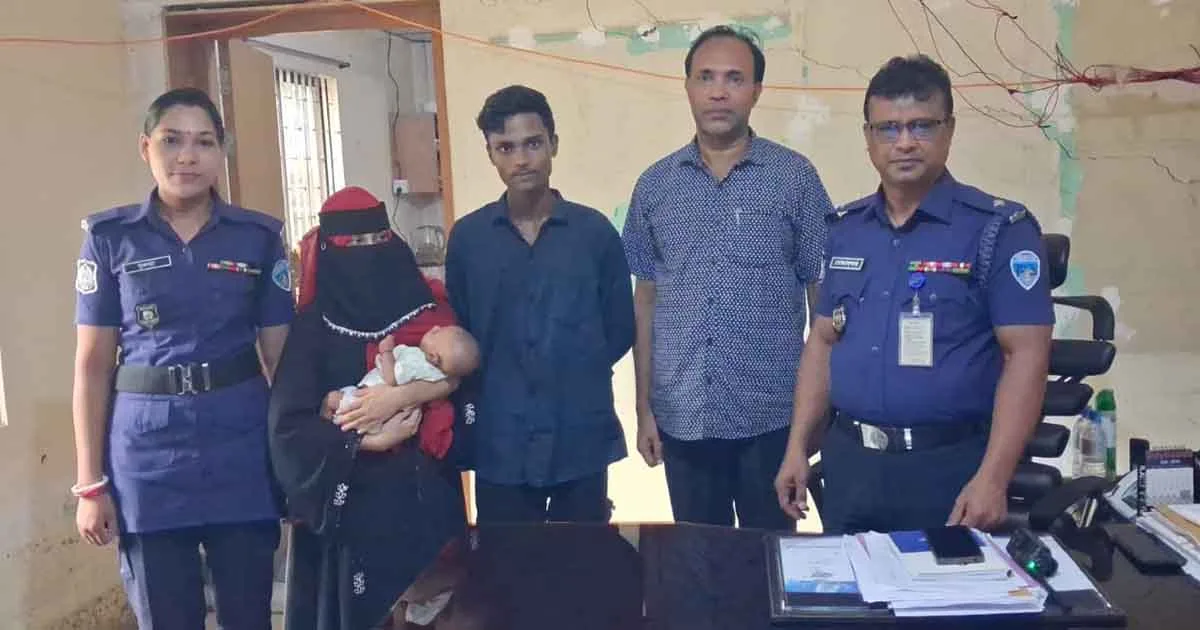 দৈনিক পূর্বকোণ - চট্টগ্রামের দৈনিক বোয়ালখালীতে কোলের সন্তানকে বিক্রি করল মা, উদ্ধার করল পুলিশ