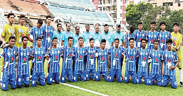 দৈনিক পূর্বকোণ - চট্টগ্রামের দৈনিক কল্লোল সংঘের বিরুদ্ধে সকার সিটি চট্টগ্রামের জয়