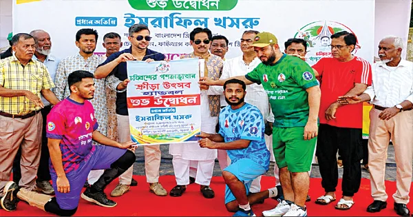 দৈনিক পূর্বকোণ - চট্টগ্রামের দৈনিক চব্বিশে গণঅভ্যুত্থান ক্রীড়া উৎসব হ্যান্ডবল টুর্নামেন্ট শুরু