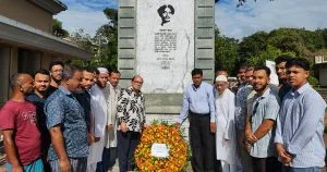 ‘১৯৩৩ সালে হাজী বাড়িতে এসে এই বাড়িকে ধন্য করেছেন কাজী নজরুল’