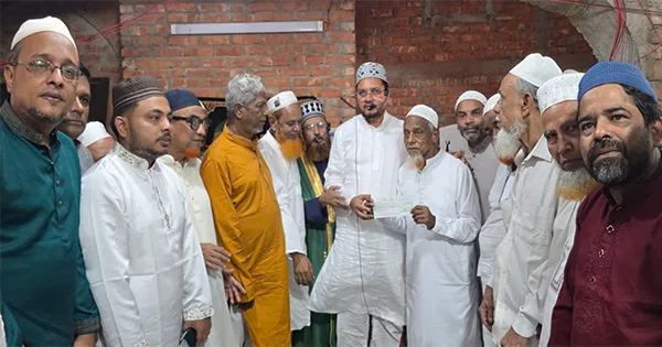 বংশাল পাড়া বাইতুল গোফরান জামে মসজিদে সরকারি ৫ লাখ টাকা অনুদান