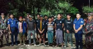 আলীকদম সীমান্তে ১৪ মিয়ানমারের নাগরিকের আত্মসমর্পণ