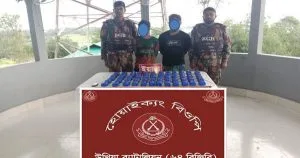 টেকনাফে ১ লাখ ২০ হাজার ইয়াবাসহ আটক ২