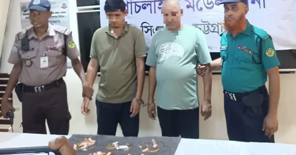 দৈনিক পূর্বকোণ - চট্টগ্রামের দৈনিক মিমি সুপার মার্কেটের ব্যবসায়ীর ২ কোটি টাকার স্বর্ণ নিয়ে উধাও কর্মচারী, গ্রেপ্তার ৬